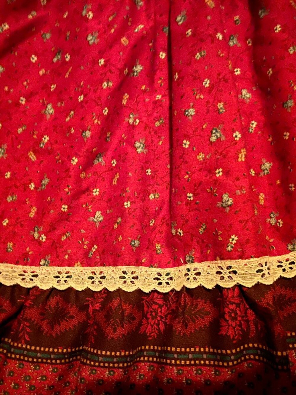 Vintage Gunne Sax–Style Prairie Skirt - Picture 6 of 7